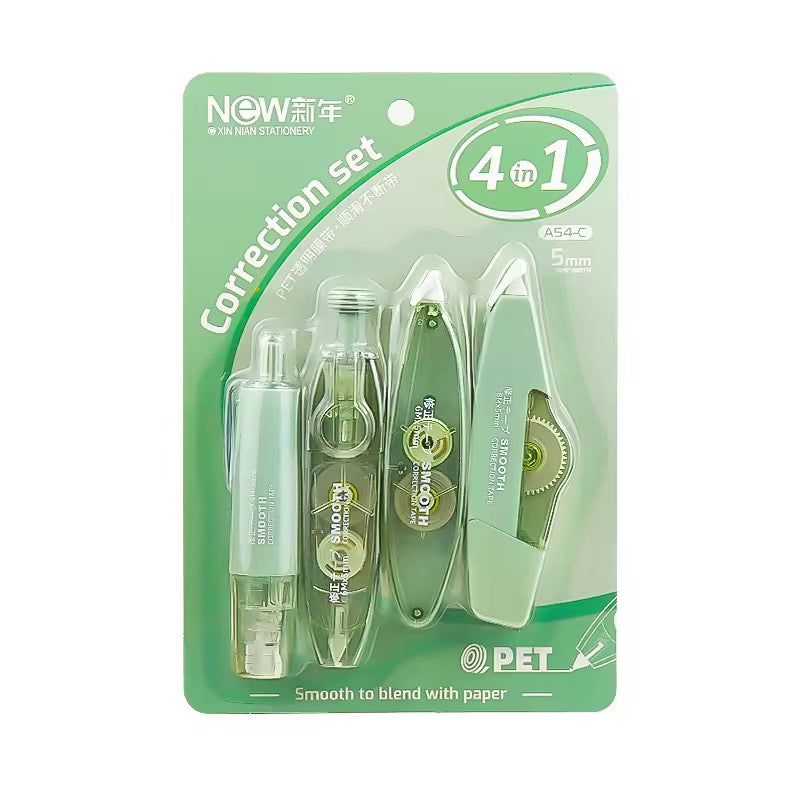 4-in-1 durable smooth Correction tape