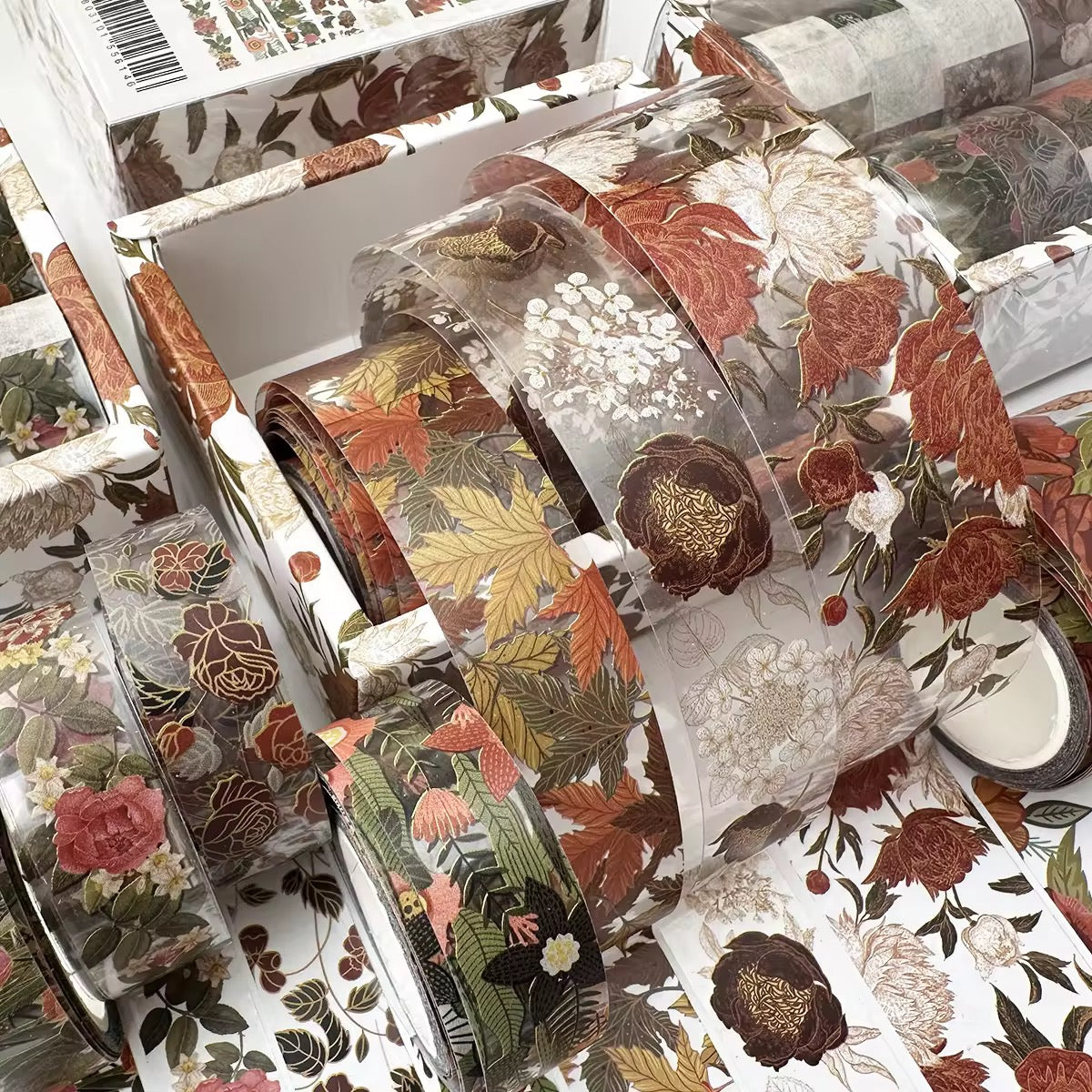 Japnese paper self adhesive sticker tape set
