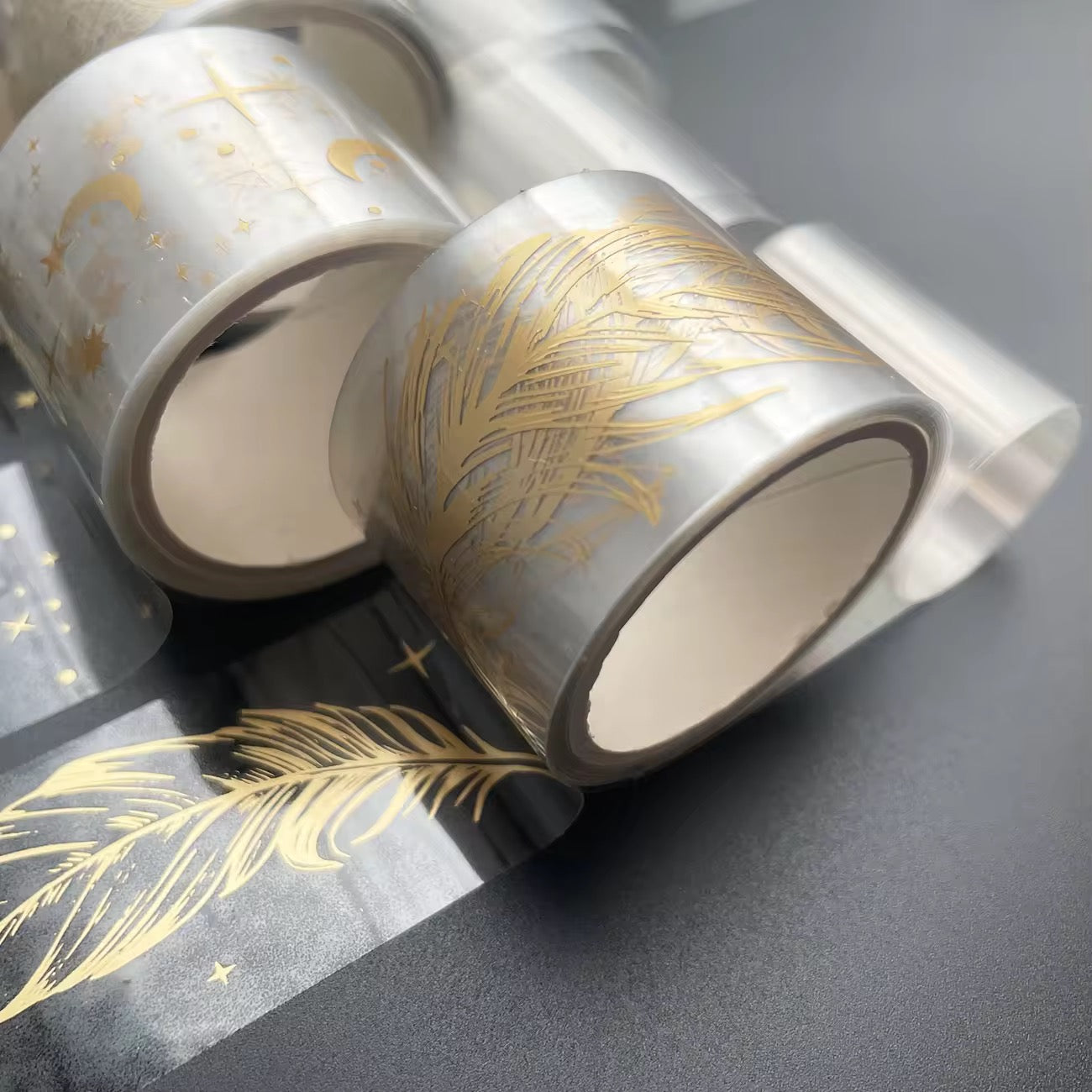 Butterfly feather leaves decorative adhesive tape