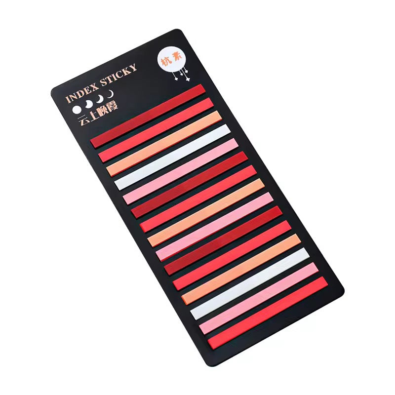 Extra thin transparent highlighter sticker