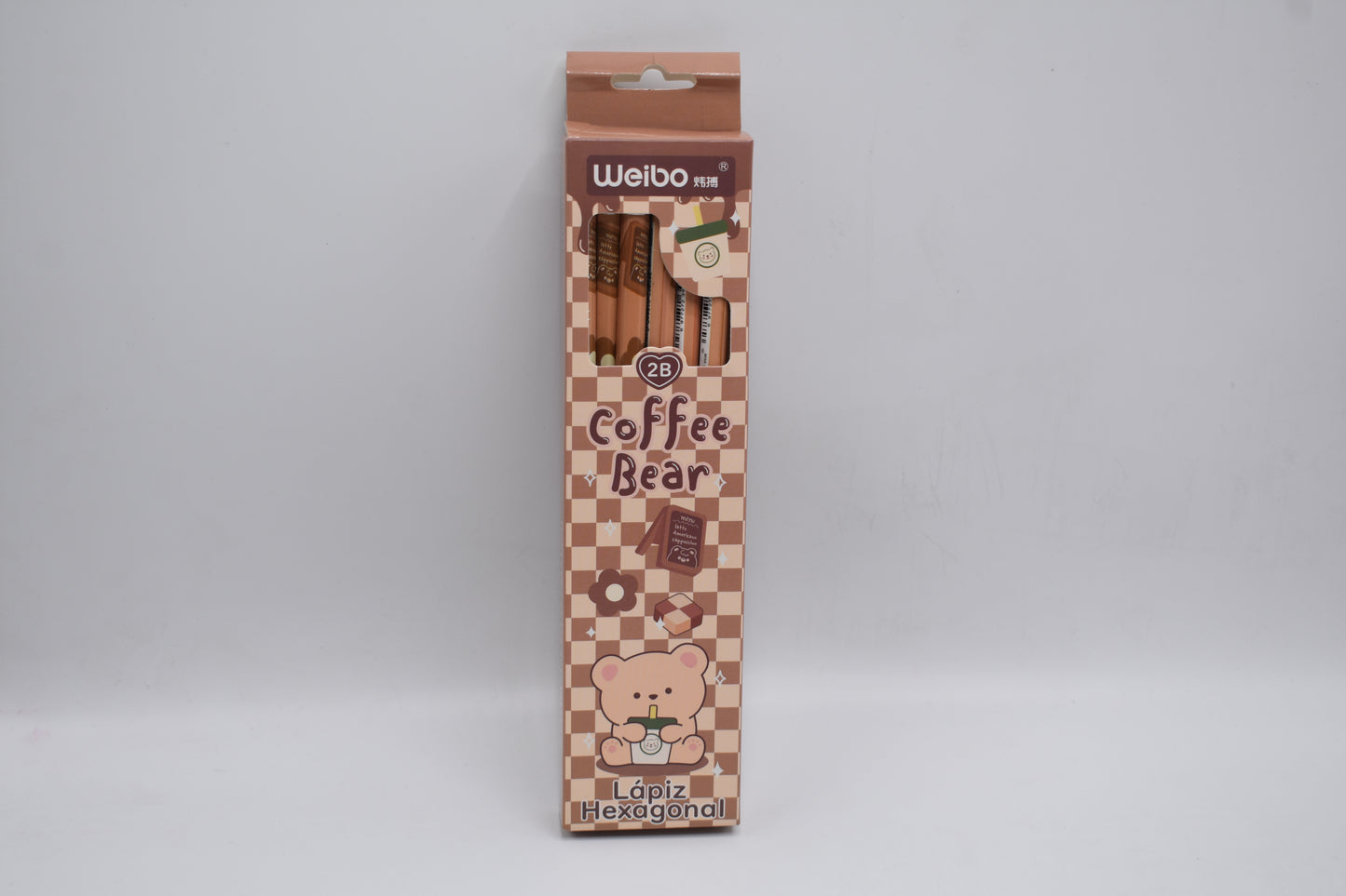 Childrens cute coffee bear 2B pencil