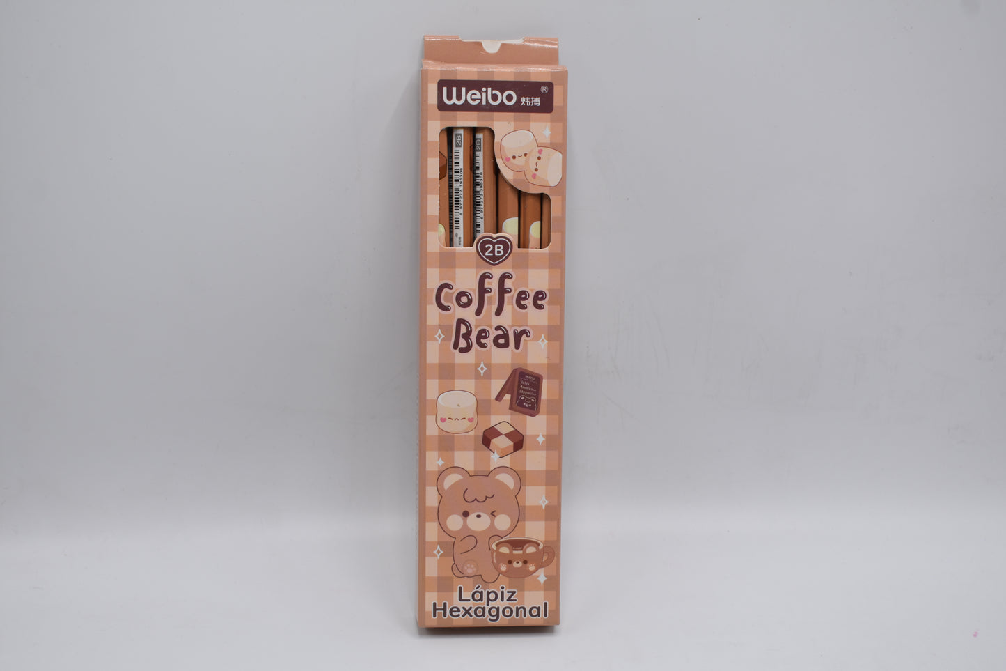 Childrens cute coffee bear 2B pencil