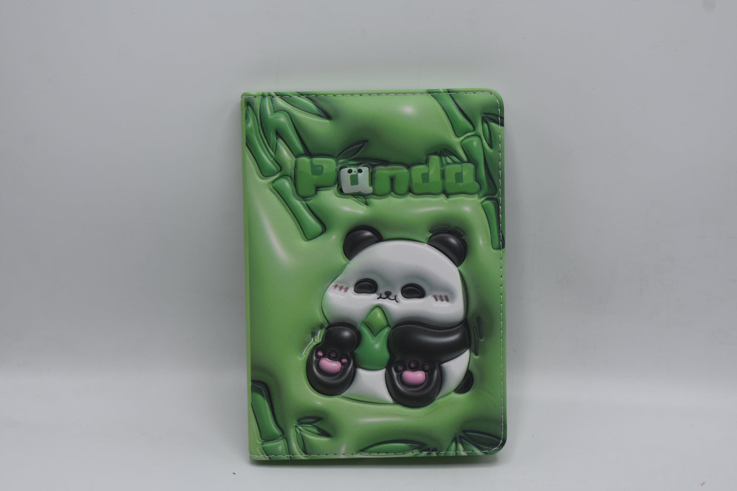 Panda engraved notebook