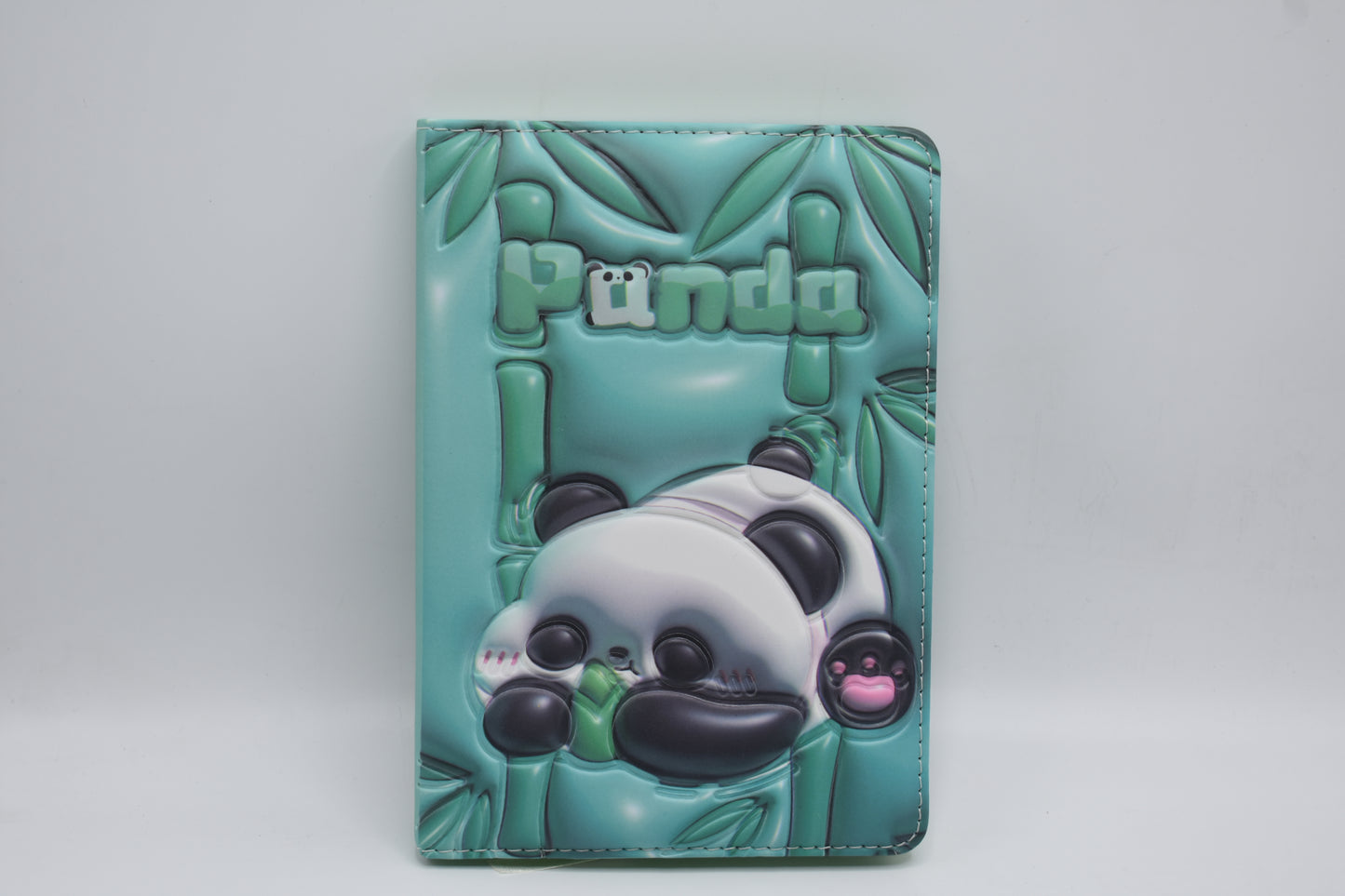 Panda engraved notebook