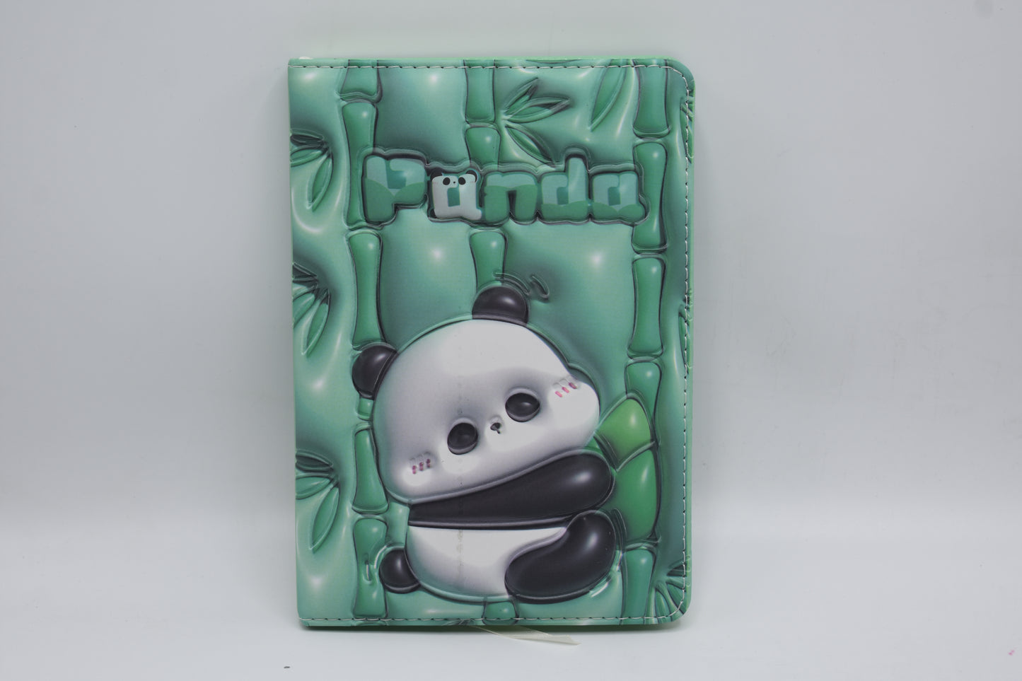 Panda engraved notebook