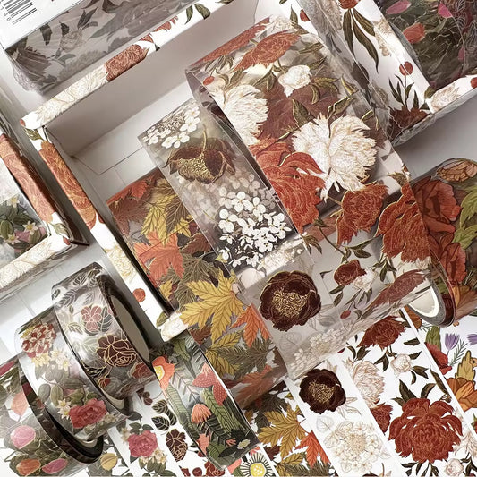 Japnese paper self adhesive sticker tape set