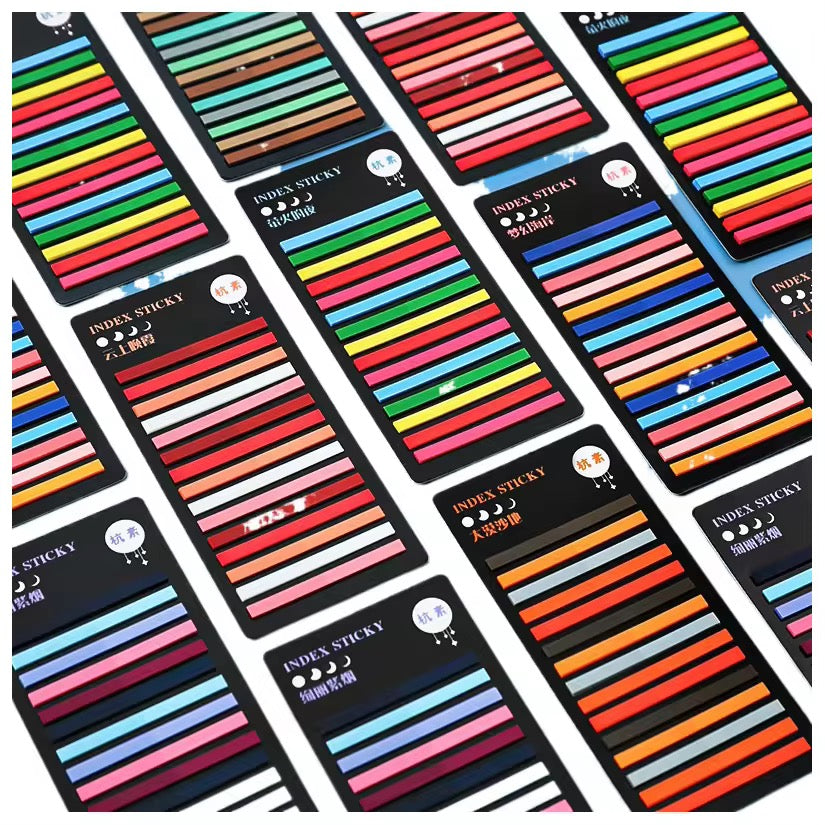 Extra thin transparent highlighter sticker