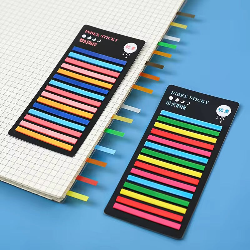 Extra thin transparent highlighter sticker