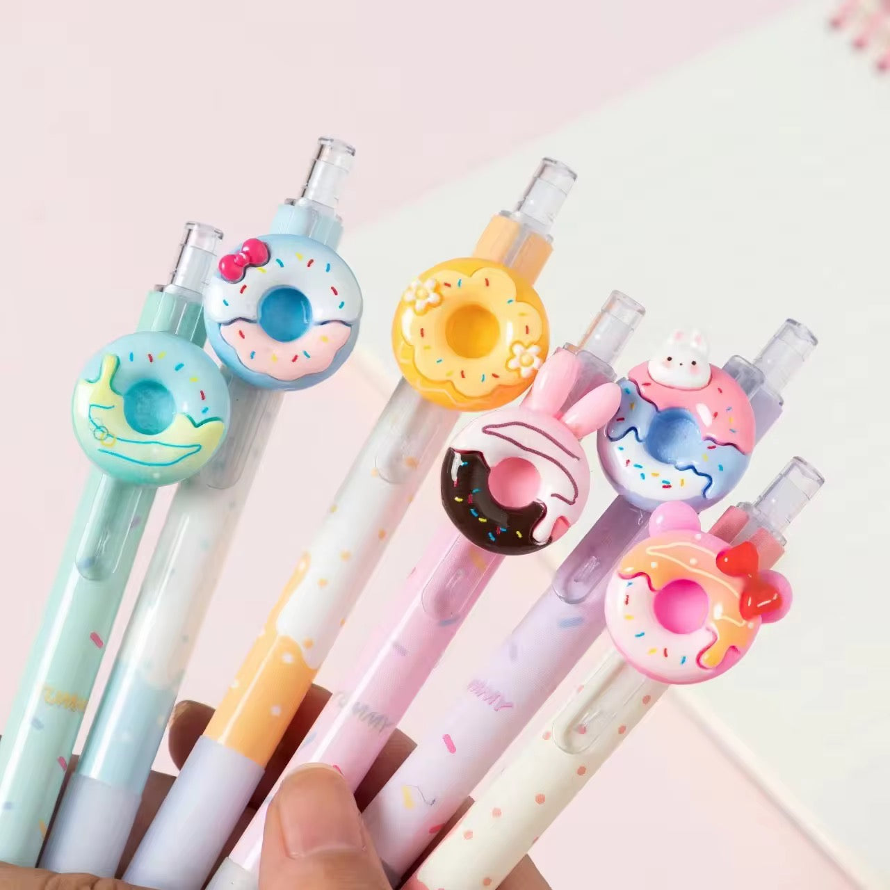 Kwaii creative donut gel pens