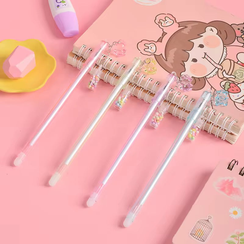 Kwaii cartoon bear bottle pen