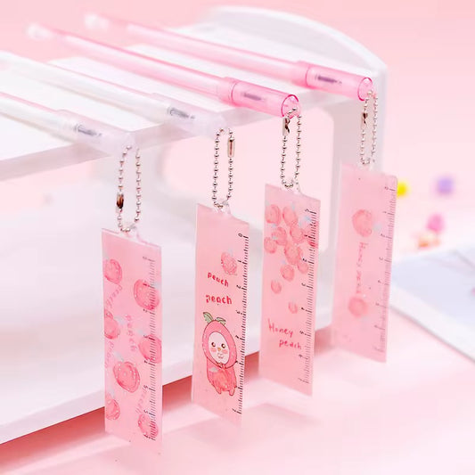 Pen with ruler accessories