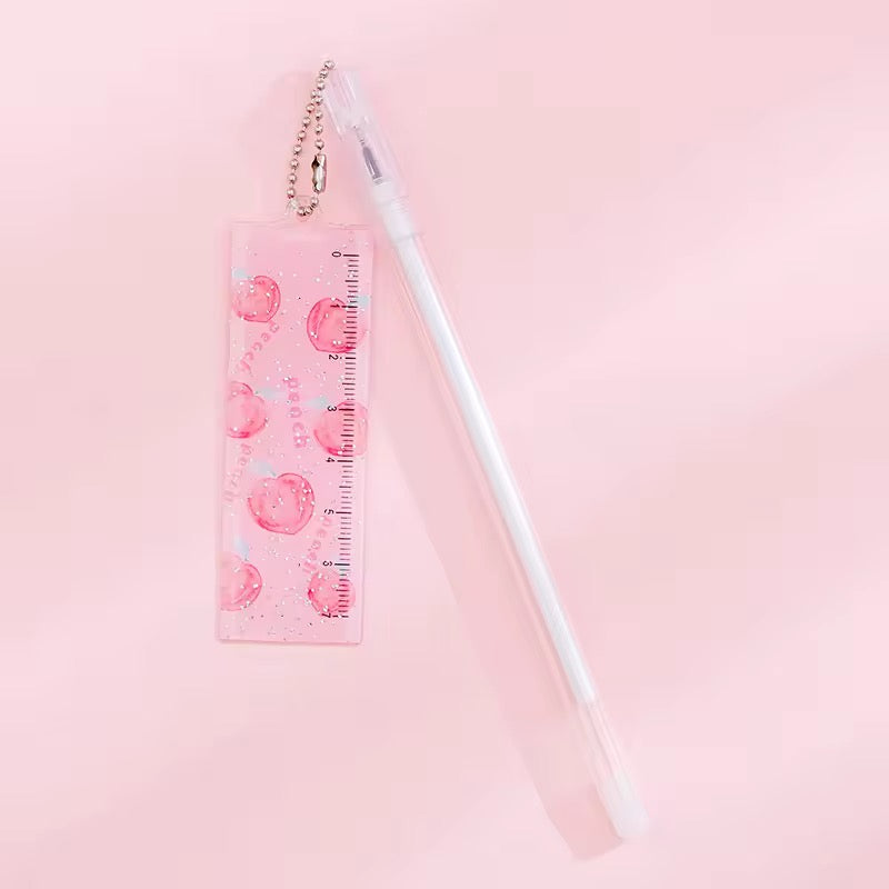Pen with ruler accessories