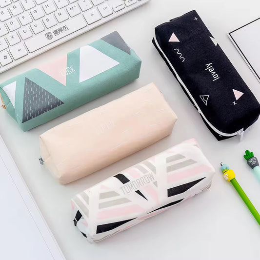 Kawaii Simple Geometry Pouch