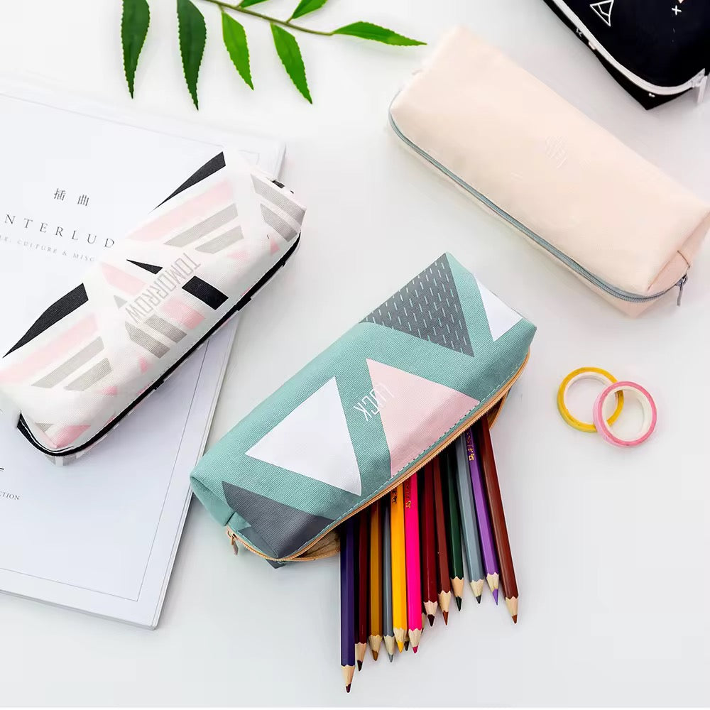 Kawaii Simple Geometry Pouch