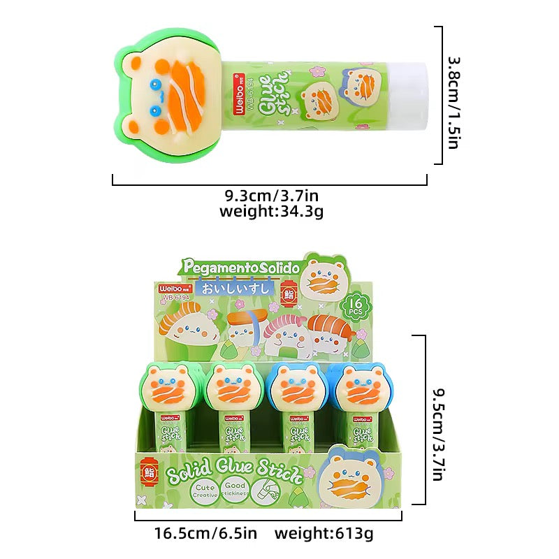 Kawaii cartoon shape solid glue stick