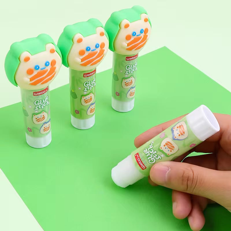 Kawaii cartoon shape solid glue stick
