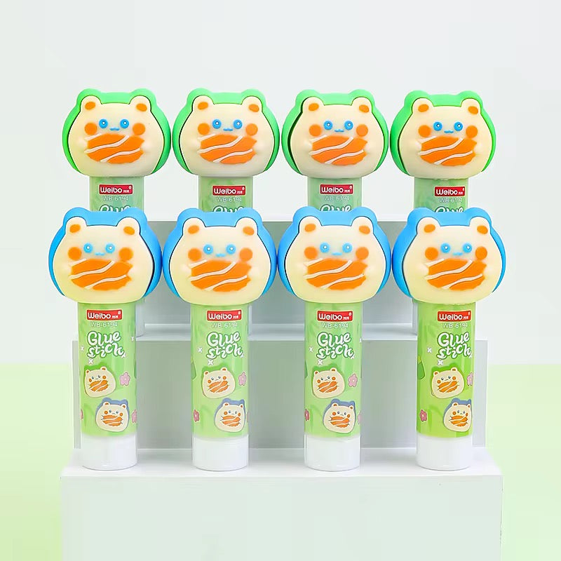 Kawaii cartoon shape solid glue stick