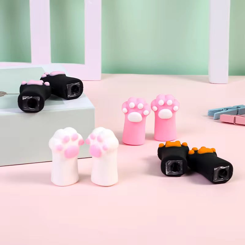 Kawaii cat paw pencil sharpners