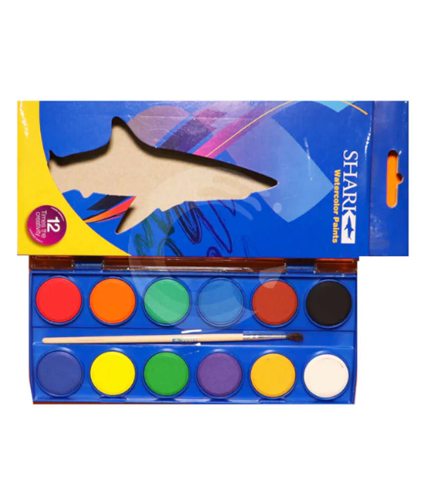 SHARK watercolor paint pack of 12