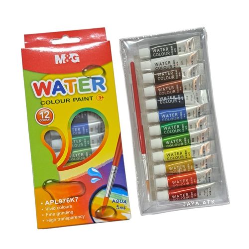 M&G Water color paint tubes 5ml pack of 12